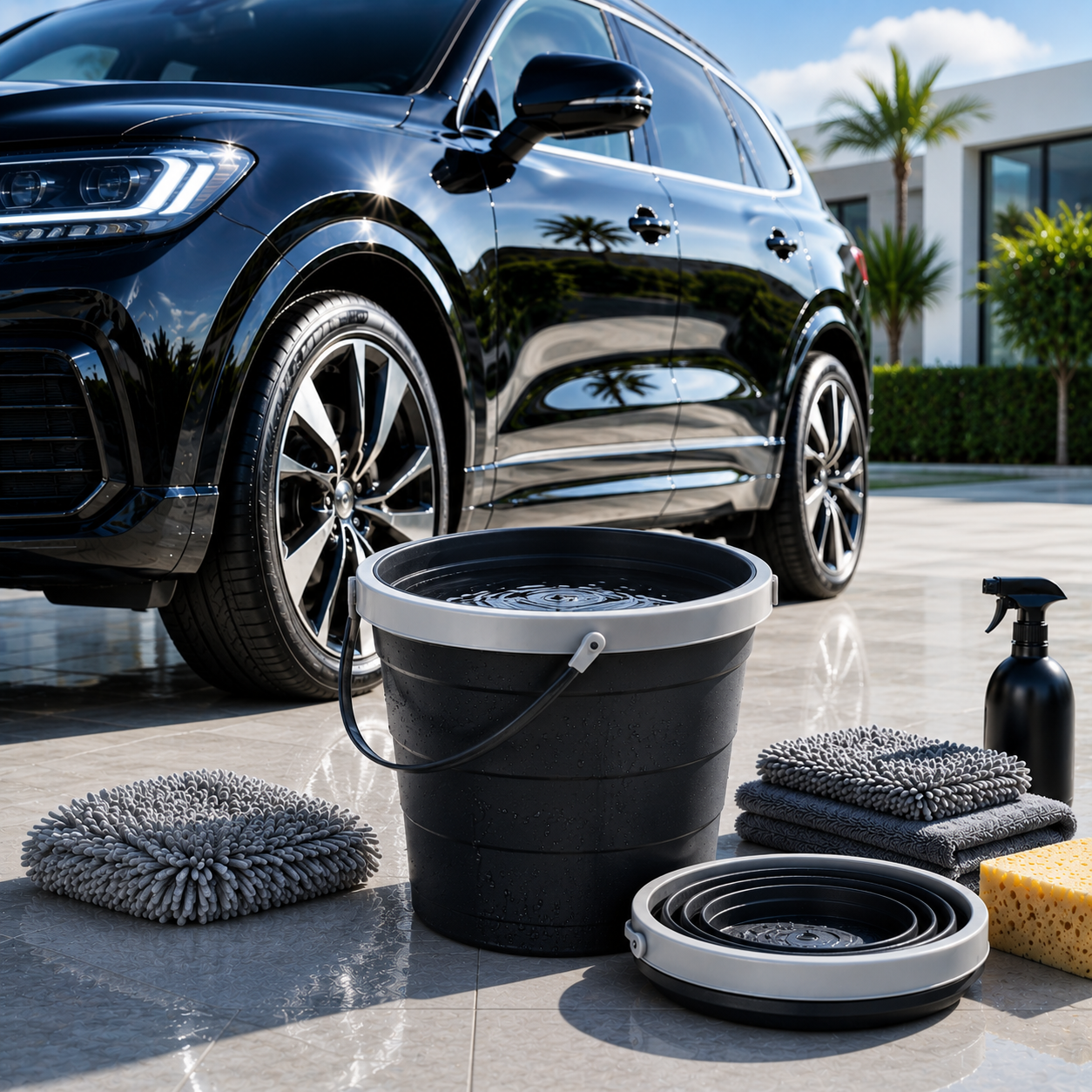 Collapsible Car Bucket