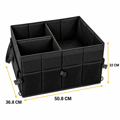 Foldable Car Trunk Organizer with Lid – STO-001