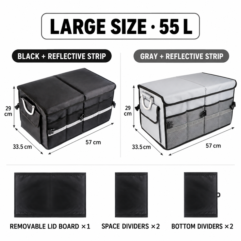 Foldable Car Trunk Organizer — STO-003