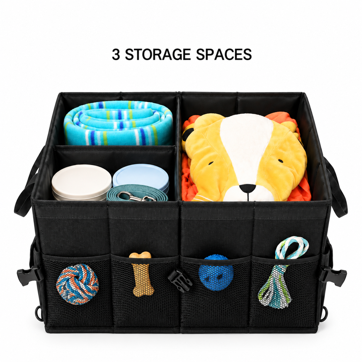 Foldable Car Trunk Organizer with Lid – STO-001