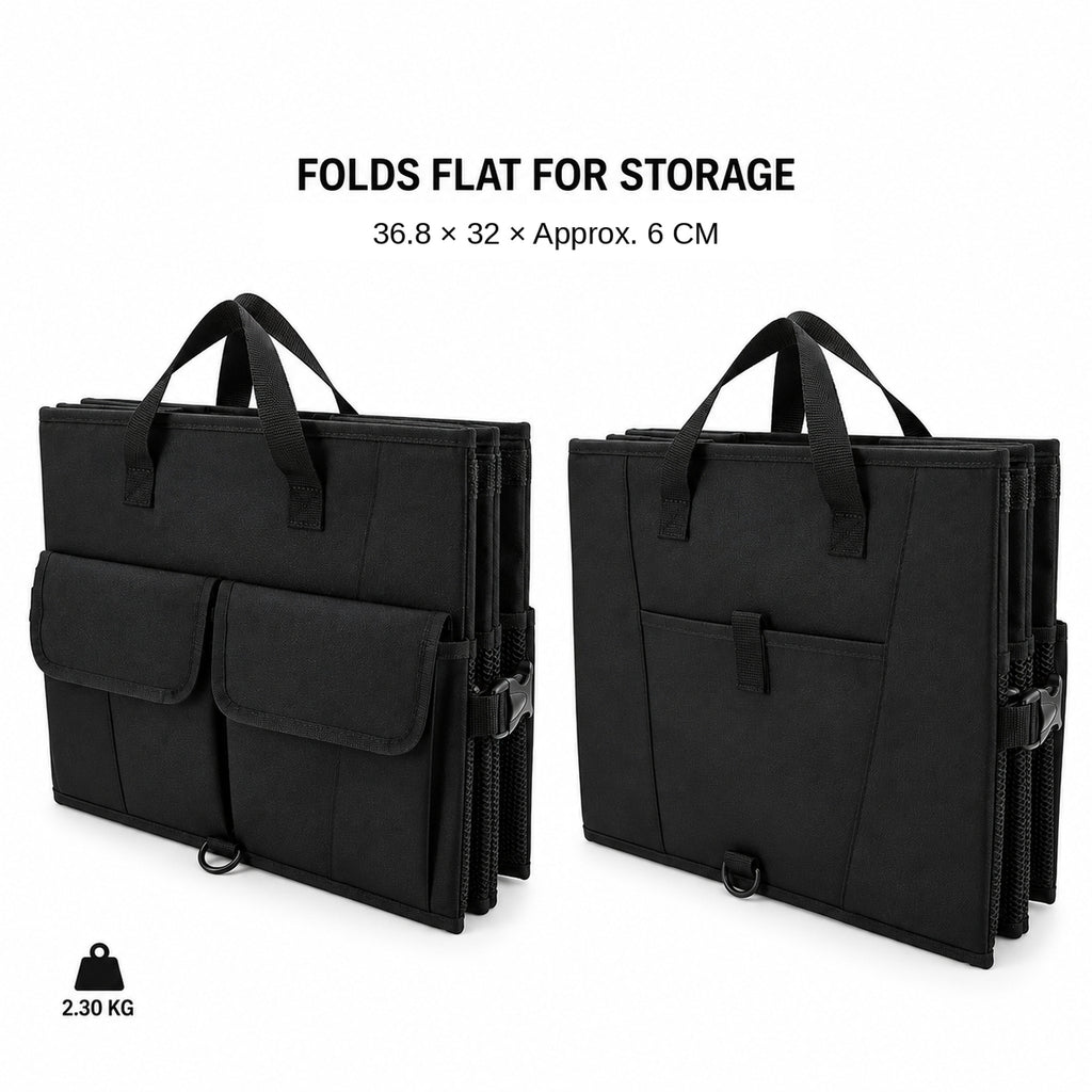 Foldable Car Trunk Organizer with Lid – STO-001