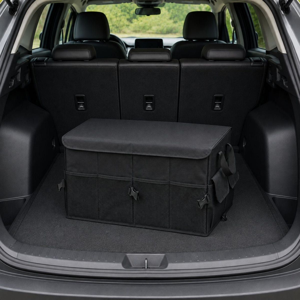 Foldable Car Trunk Organizer with Lid – STO-001