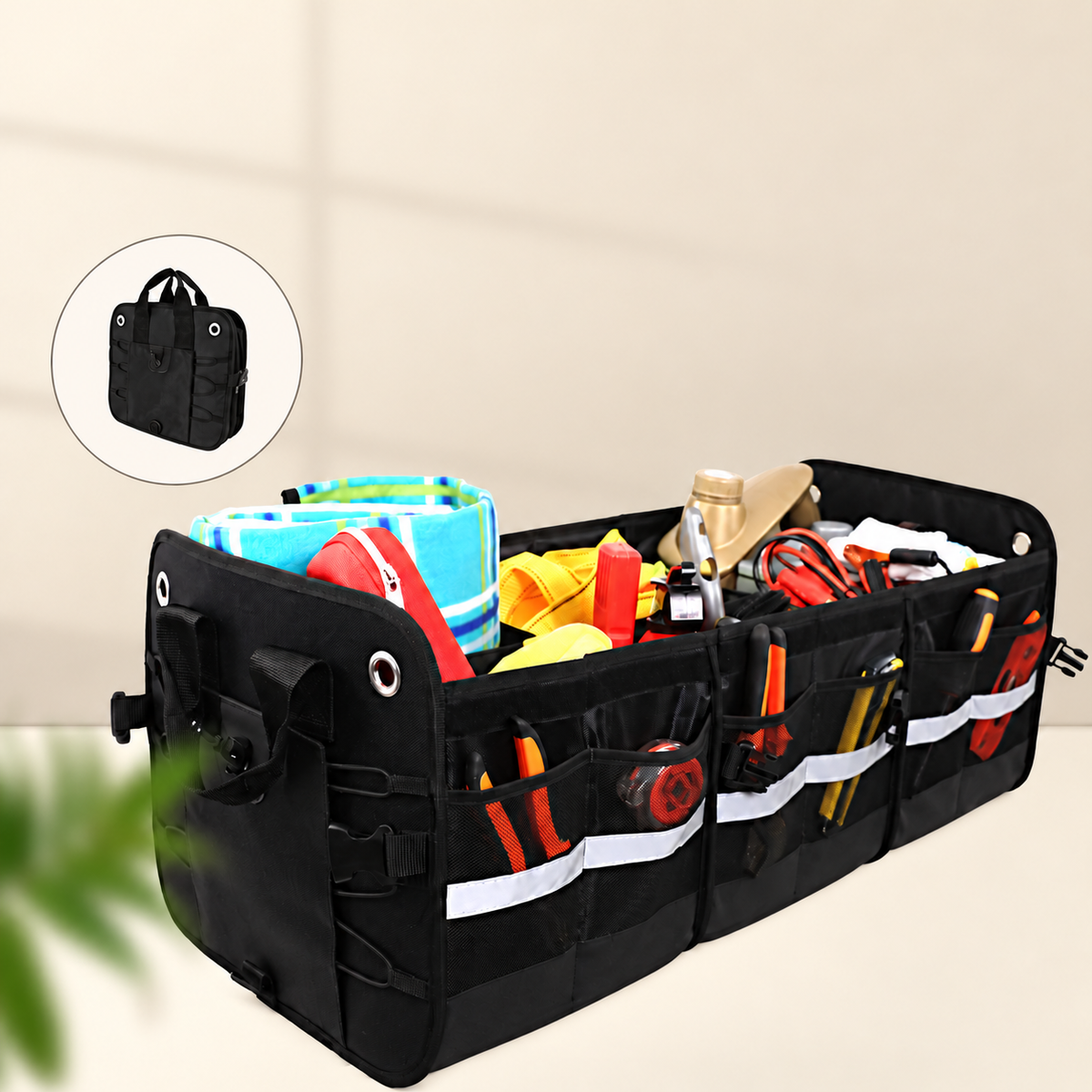 STO-006 Foldable Car Trunk Organizer