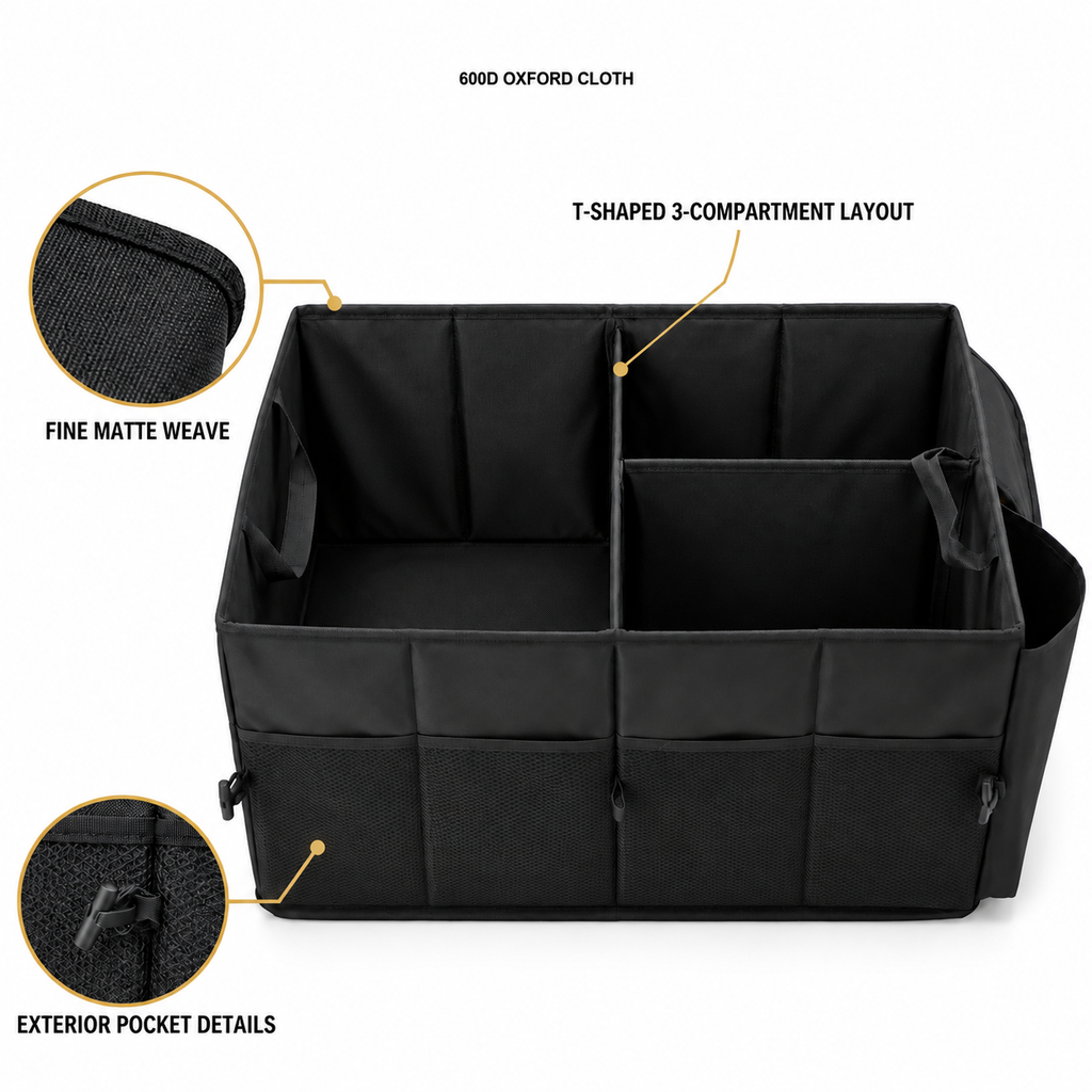 STO-008 Foldable Car Trunk Organizer