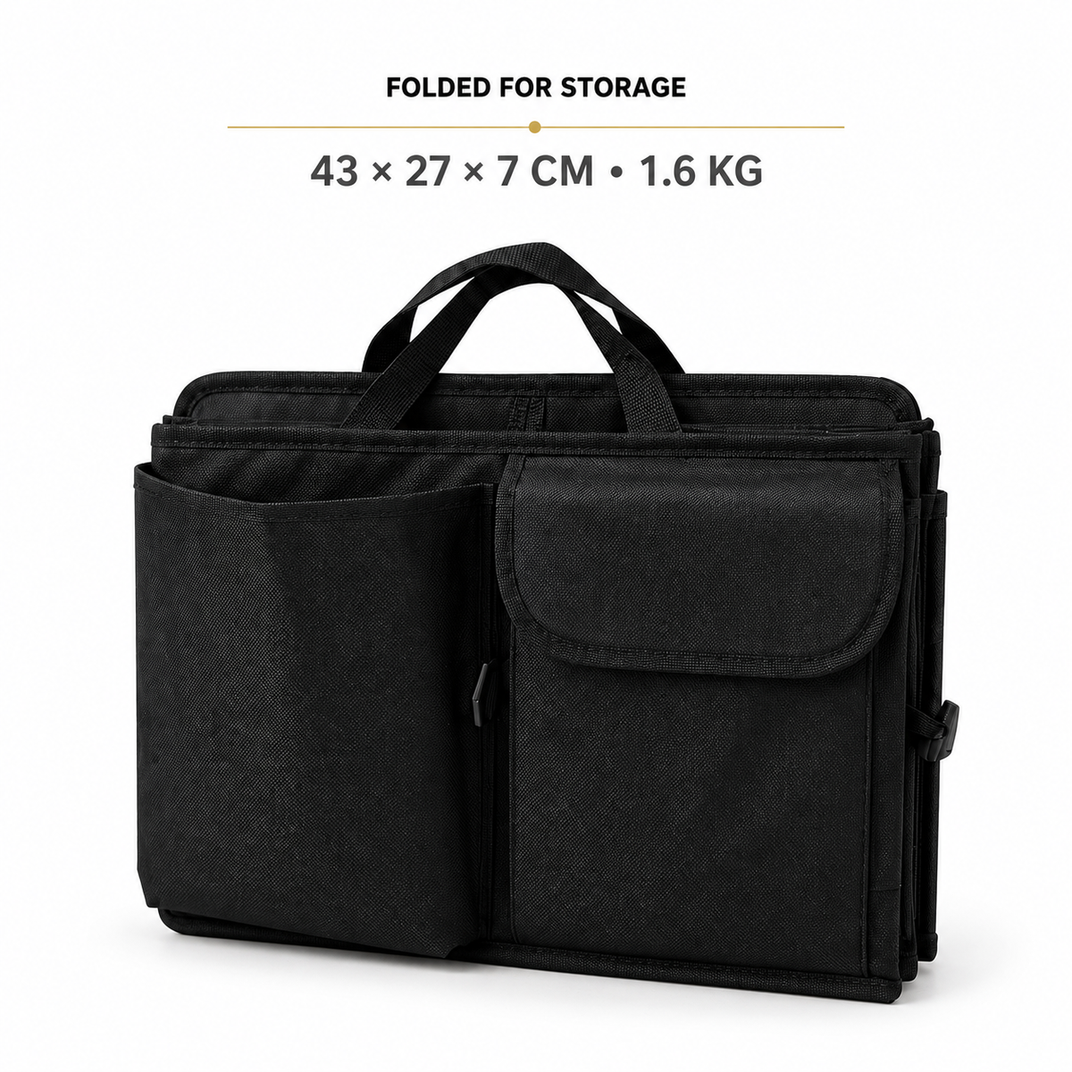 STO-008 Foldable Car Trunk Organizer